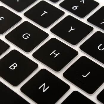 Silikonový ochranný obal na klávesnici EU verze pro Apple MacBook Pro 15" Retina - průhledný