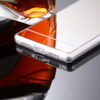 Silikonový zrcadlový ochranný obal pro Huawei P9 Lite - černý