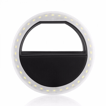 Selfie Light univerzální bílé LED světlo - černé