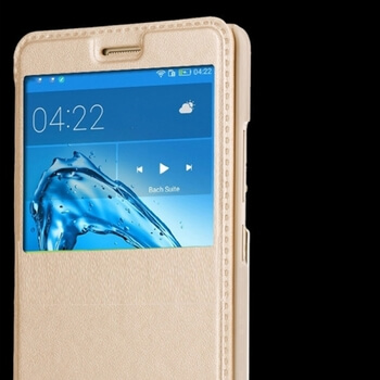 Flipové pouzdro z ekokůže pro Huawei P10 Lite - bílé