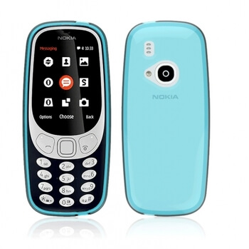 Silikonový mléčný ochranný obal pro Nokia 3310 2017 - černý