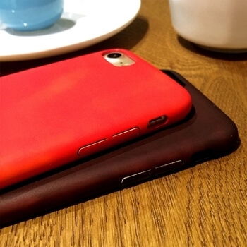 Měnící se termo ochranný kryt pro Apple iPhone 7 - černo/červený