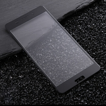3x 3D tvrzené sklo s rámečkem pro Nokia 6 - černé - 2+1 zdarma