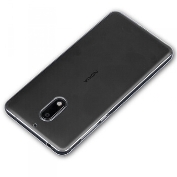 Silikonový obal pro Nokia 6 - průhledný