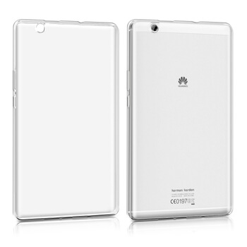 Ultratenký silikonový obal pro Huawei MediaPad M3 8.4 - bílý