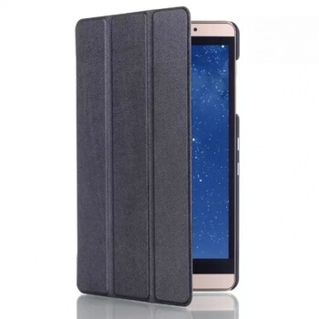 2v1 Smart flip cover + zadní plastový ochranný kryt pro Huawei MediaPad M3 8.4 - černý