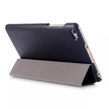 2v1 Smart flip cover + zadní plastový ochranný kryt pro Huawei MediaPad M3 8.4 - zlatý