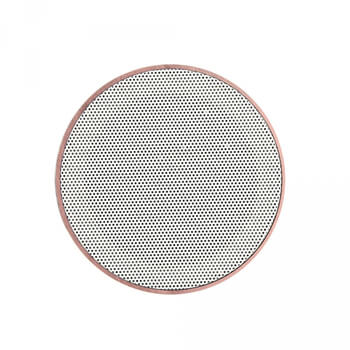 Hliníkový Bluetooth přenosný LED reproduktor - zlatý