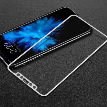 3D ochranné tvrzené sklo s rámečkem pro Apple iPhone X/XS - bílé