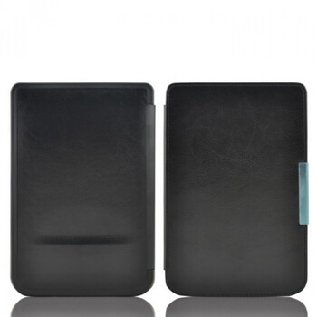 Kožený flipový kryt pro čtečku elektronických knih 626 Touch Lux 3 SES - černý