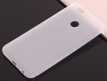 Silikonový matný obal pro Xiaomi Mi A1 Global - průhledný