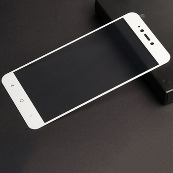 3x 3D tvrzené sklo s rámečkem pro Xiaomi Redmi Note 5A Global - bílé - 2+1 zdarma