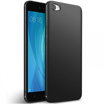 Silikonový matný obal pro Xiaomi Redmi Note 5A Global - černý