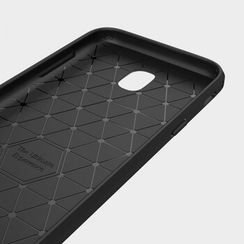 Ochranný silikonový obal karbon pro Samsung Galaxy J7 2017 J730F - černý