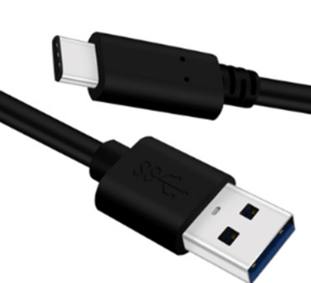 USB Type-C propojovací kabel pro nabíjení a synchronizaci dat 1m - černý