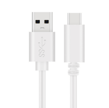 USB Type-C propojovací kabel pro nabíjení a synchronizaci dat 1m - bílý