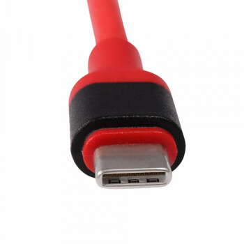 Kabel s redukcí USB-C se vstupem pro HDMI 4K pro Apple MacBook červená