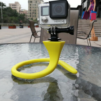 Multifunkční BananaPod selfie držák a stativ pro telefony smartphony kamery GoPro a další - žlutý