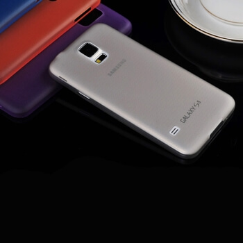 Ultratenký plastový kryt pro Samsung Galaxy S5 Mini - šedý
