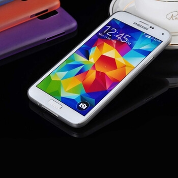Ultratenký plastový kryt pro Samsung Galaxy S5 Mini - šedý