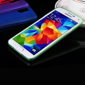 Ultratenký plastový kryt pro Samsung Galaxy S5 Mini - zelený