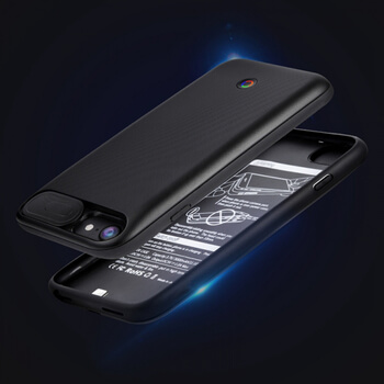 3v1 Pouzdro s externí baterií smart battery case power bank s indikátorem nabití 3000 mAh pro Apple iPhone 8 - černé