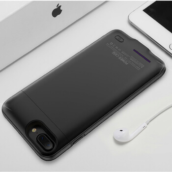 3v1 Plastové pouzdro s externí baterií smart battery case power bank 3000 mAh pro Apple iPhone 6/6S - černé