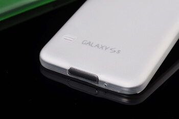 Ultratenký plastový kryt pro Samsung Galaxy S5 Mini - žlutý