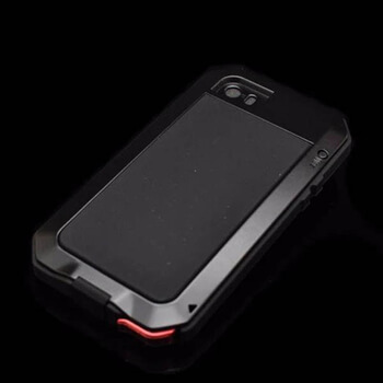 EXTRÉMNĚ odolný hliníkovo-silikonový obal pro Apple iPhone 6 Plus/6S Plus - černý