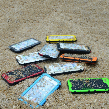 EXTRÉMNĚ odolný hliníkovo-silikonový obal pro Apple iPhone 6 Plus/6S Plus - stříbrný