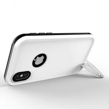 Vodotěsný ochranný obal s ovládáním pro Apple iPhone X/XS - bílý