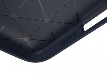 Ochranný silikonový obal karbon pro Apple iPhone 6/6S - černý