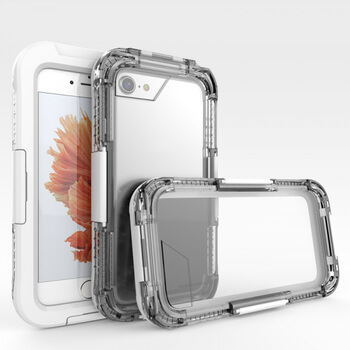 Vodotěsný ochranný obal pro Apple iPhone 6/6S - bílý