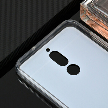 Silikonový zrcadlový ochranný obal pro Huawei Mate 10 Lite - růžový