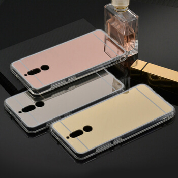 Silikonový zrcadlový ochranný obal pro Huawei Mate 10 Lite - zlatý