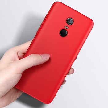 Silikonový matný obal pro Xiaomi Redmi 5 Plus Global - černý