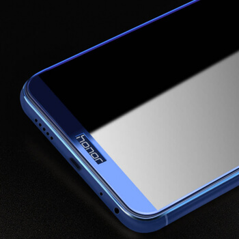 3D ochranné tvrzené sklo s rámečkem pro Honor 9 Lite - modré