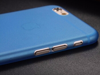 Ultratenký plastový kryt pro Apple iPhone 6/6S - tmavě modrý