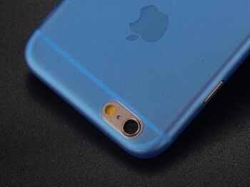 Ultratenký plastový kryt pro Apple iPhone 6/6S - tmavě modrý