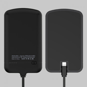 Magnetická powerbanka 4000 mAh pro telefony s Micro USB konektorem - černá