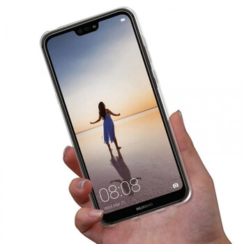 Silikonový obal pro Huawei P20 Lite - průhledný