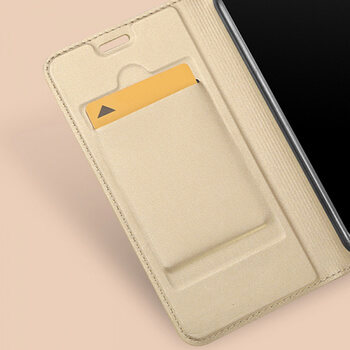 Flipové pouzdro z ekokůže pro Huawei P20 Lite - zlaté