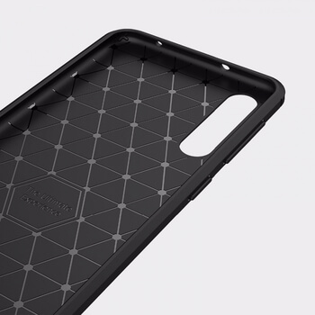 Ochranný silikonový obal karbon pro Huawei P20 Pro - černý