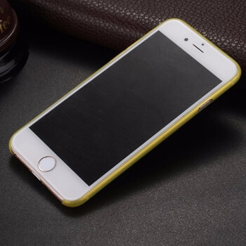 Ultratenký plastový kryt pro Apple iPhone 6/6S - žlutý