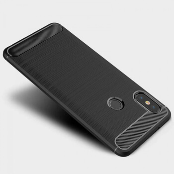 Ochranný silikonový obal karbon pro Xiaomi Redmi Note 5 Global - černý