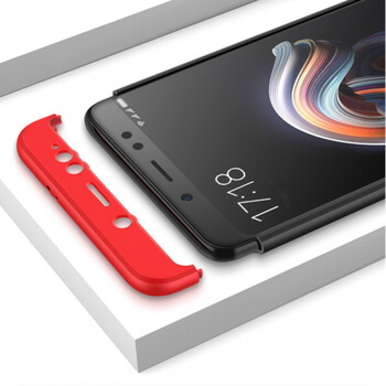 Ochranný 360° celotělový plastový kryt pro Xiaomi Redmi Note 5 Global - černý