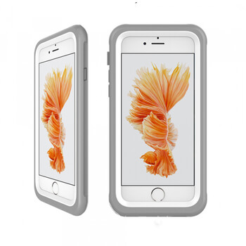 Vodotěsný ochranný obal s ovládáním pro Apple iPhone 7 Plus - bílý