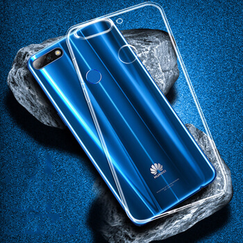 Silikonový obal pro Huawei Y7 Prime (2018) - průhledný