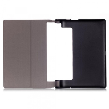 2v1 Smart flip cover + zadní plastový ochranný kryt pro Lenovo Yoga Tab 3 10" LTE - černý