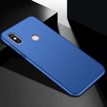 Silikonový matný obal pro Xiaomi Mi A2 Lite - modrý